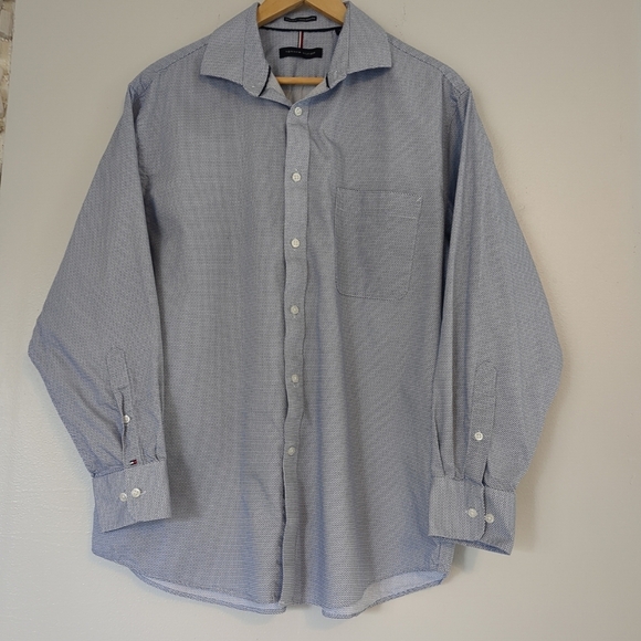 Tommy Hilfiger Other - Tommy Hilfiger Shirt Mens XL Button Down Cotton Casual Business Long Sleeve